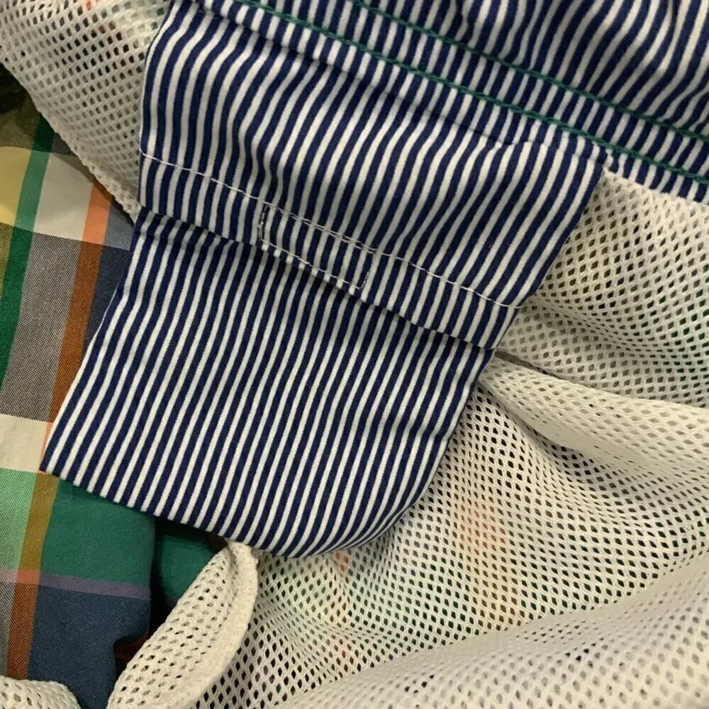 Tommy Hilfiger Plaid Board Swim Trunks Medium